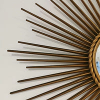 MIROIR OEIL SORCIERE VINTAGE SIGNE CHATY VALLAURIS POILLERAT SUNBURST MIRROR XX