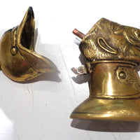 Briquet artisanat de tranchée représentant le kaiser en caricature