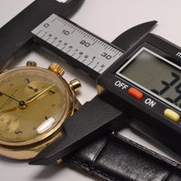 MONTRE CHRONOGRAPHE SUISSE BAUME & MERCIER GENEVE 1960 VINTAGE WATCH