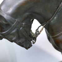 Sculpture ancienne en bronze de Rudolf Kaesbach (1873-1955). Napoléon à cheval