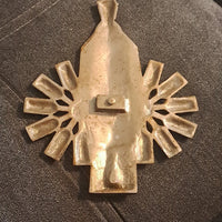 Ancienne Plaque Bronze VINS NICOLAS collection 19ème