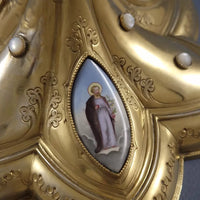 Calice en vermeil et émail argent massif
