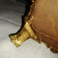 Coffret de table placage écailles style Louis XV Signé Rischmann Pau