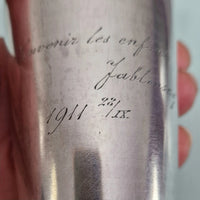 Superbe Timbale Russe Argent Massif 121 Gr Vermeil