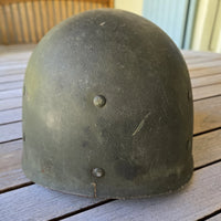 Casque US M1 ww2 de sergent à pattes fixes