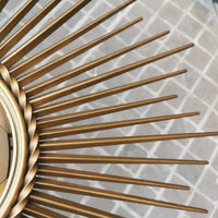 MIROIR OEIL SORCIERE VINTAGE SIGNE CHATY VALLAURIS POILLERAT SUNBURST MIRROR XX