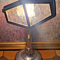 Belle lampe de bureau ancienne chromée pirouett