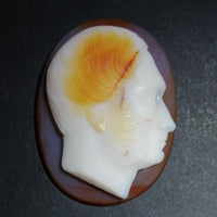 Camée sur agate par louis merley xix ème siècle