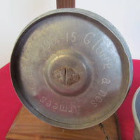 Gamelle gravee soldat francais infirmier art de tranchee ww1 yser poilu adrian