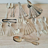Lot de couverts en argent massif
