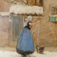 Henri cassiers (1858-1944) porteuses d'eau école belge