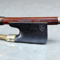 Bel archet ancien pour violoncelle pernambuc, estampillé roderich paesold