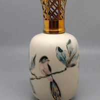 Lampe berger ancienne tharaud limoges decor oiseaux aubepine
