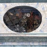 Diorama Verre filé Nevers 19è XIXè Art populaire Paysage Animaux Curiosité Rare