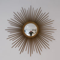 MIROIR OEIL SORCIERE VINTAGE SIGNE CHATY VALLAURIS POILLERAT SUNBURST MIRROR XX