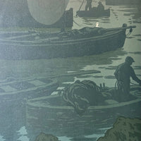 Rivière henri lithographie originale 1900