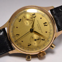 MONTRE CHRONOGRAPHE SUISSE BAUME & MERCIER GENEVE 1960 VINTAGE WATCH