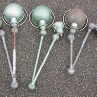 Lot x3 ancienne lampe jielde atelier usine industriel