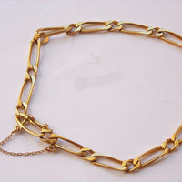 Belle gourmette en or 18 k