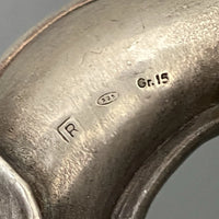 Lucien GAILLARD ancienne canne pommeau en argent massif