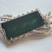 Ancien bijou en or blanc 14k