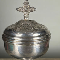 Ancien ciboire argent massif coffret boite Favier Frères LYON Messe Religieux