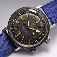 MONTRE ANCIENNE LIP NAUTIC SKI COMPRESSOR R184 1967 FRENCH STAINLESS STEEL WATCH