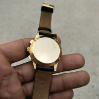 Montre vintage bulova cronograph automatic or18k