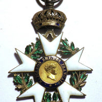 Médaille ordre légion d'honneur 2ème type 1er empire napoléon argent or xixème
