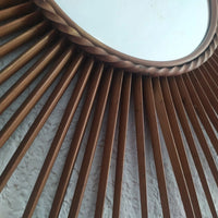 Chaty Vallauris Ancien miroir soleil SUNBURST MIRROR Design Vintage 1950-1960