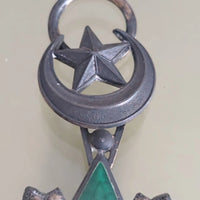 Insigne Ordre du Nichan Iftikhar - Tunisie-Empire Ottoman - Argent & Émail-