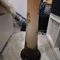 Vase en patte de verre signée gallé