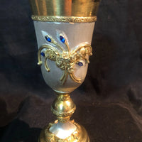 ciboire verre calice vermeil pierre precieuse