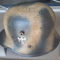 casque Allemand batterie côtière Normandie