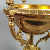 Grand PIED de LAMPE en Athenienne Cassolette Huile Petrole Brule-Parfum XIXe P51