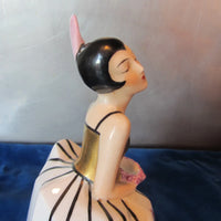 BELLE VEILLEUSE BRÛLE PARFUM ART DECO EN PORCELAINE EPOQUE 1930 ARGILOR