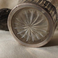 Rare superbe brule parfum en cristal