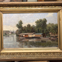 Tableau école Impressionniste XIXe Sisley