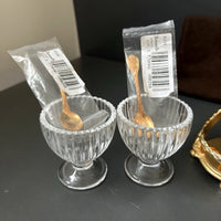 Saleron en métal doré à l’or 24 carats par maison christofle aigle
