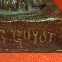 Georges Lucien GUYOT (1885-1972) lionne assise école de POMPON