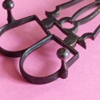 Mouchette ciseaux vintage mèche chandelle 19ème