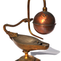 Rare Fontaine à feu - Lampe Docimastique Signée BREUZIN - 1er Empire Début XIXe