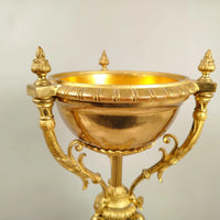 Grand PIED de LAMPE en Athenienne Cassolette Huile Petrole Brule-Parfum XIXe P51