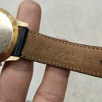 Montre vintage bulova cronograph automatic or18k