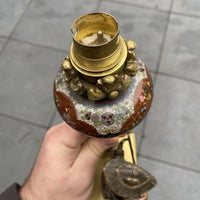 Lampe ancienne en bronze