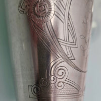 Superbe Timbale Russe Argent Massif 121 Gr Vermeil