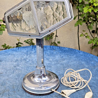Belle lampe de bureau ancienne chromée pirouett