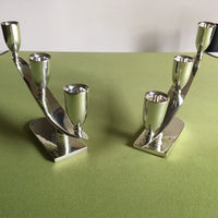 bougeoirs vintage argent massif 925 mexico