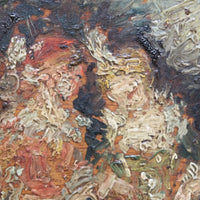 Tableau hsp elégantes avec chien adolphe monticelli (1824-1886) ecole française