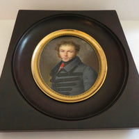 MANSION (1785-1840). Rare et belle MINIATURE signée et datée 1820.